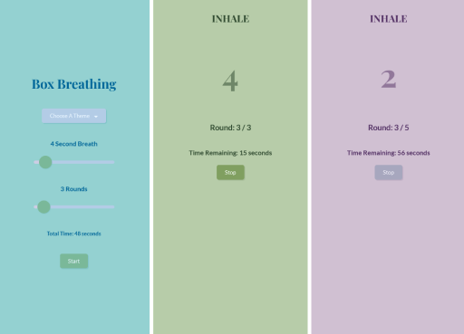 Breathe project screenshot